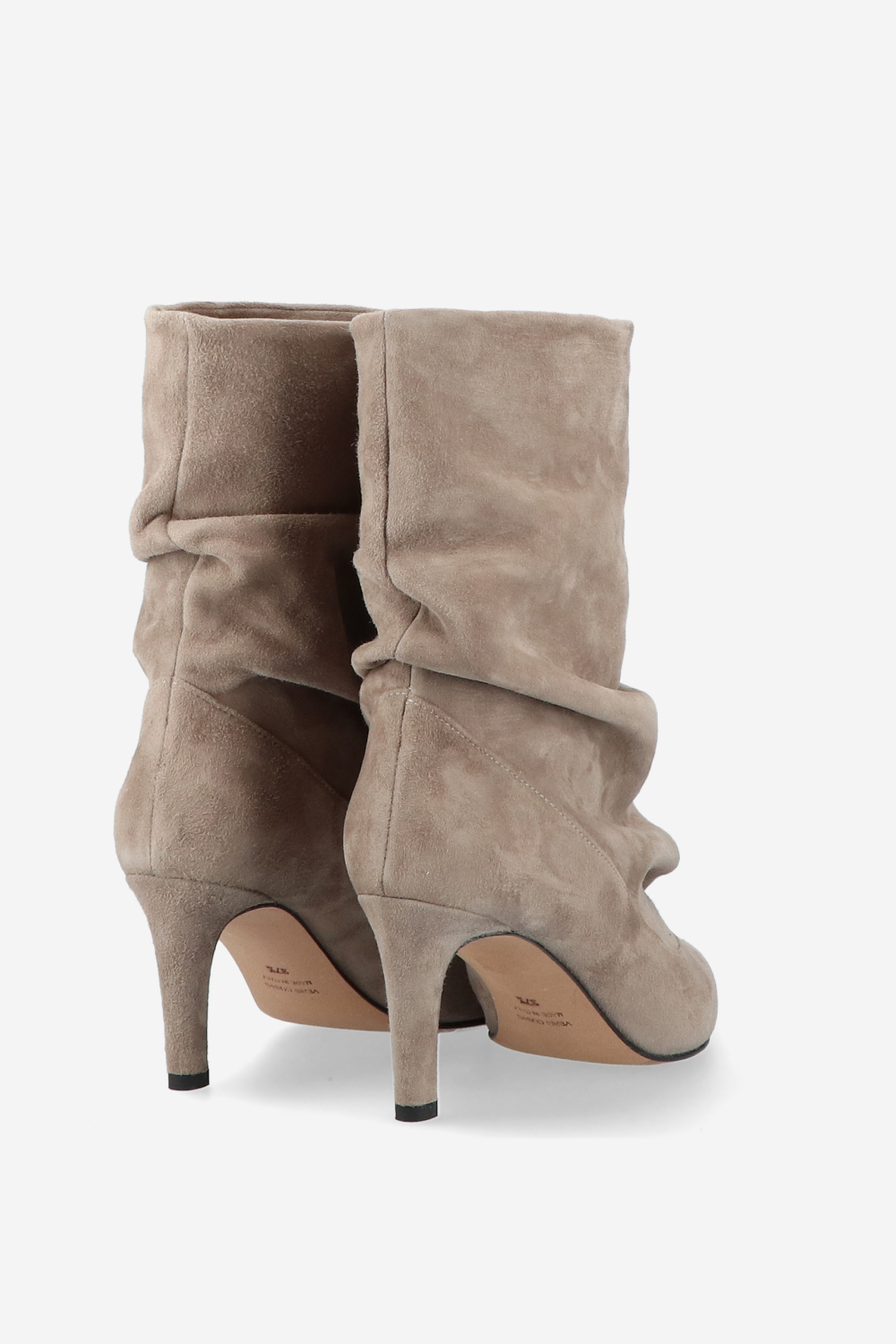 Slouchy suede boots