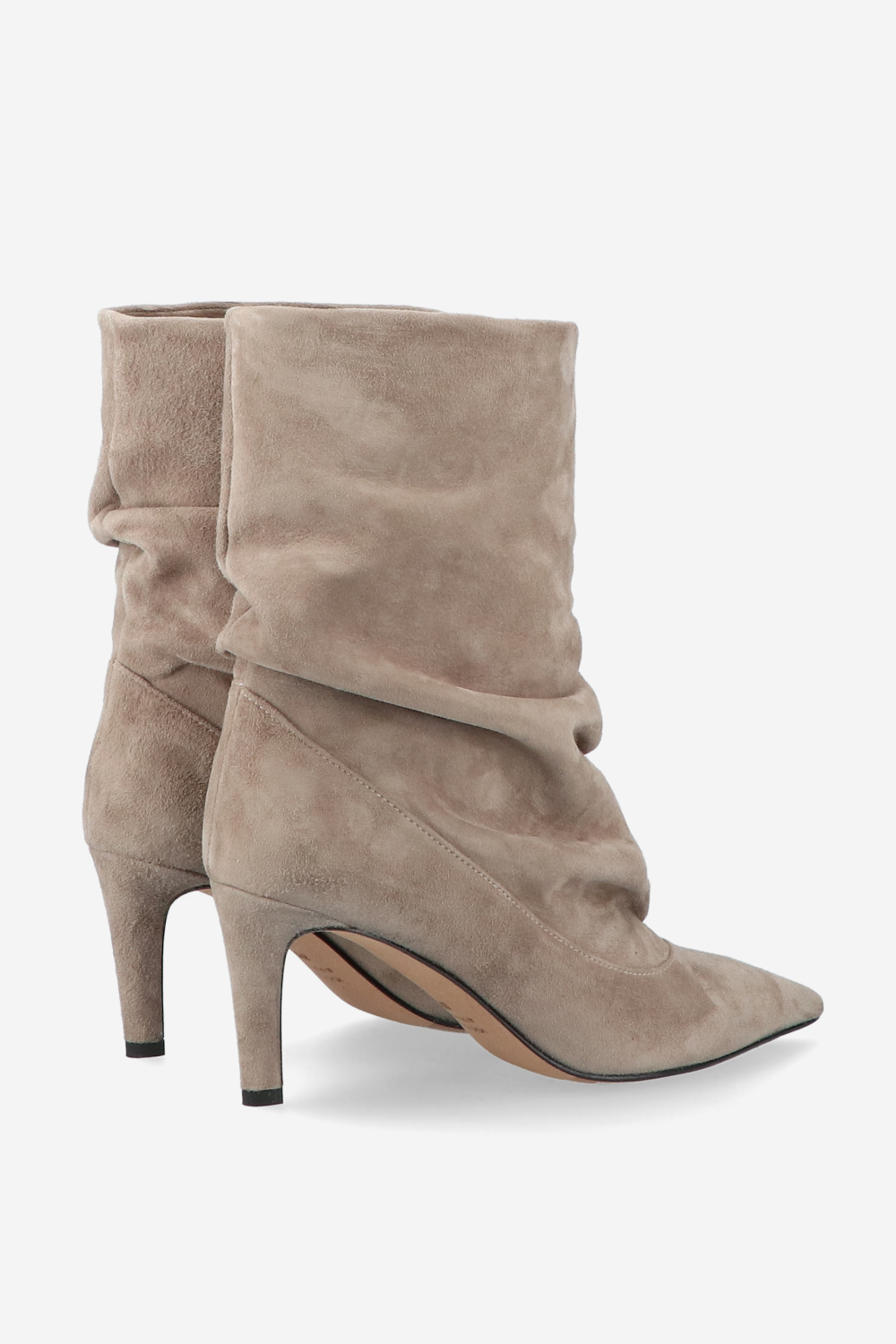 Slouchy suede boots