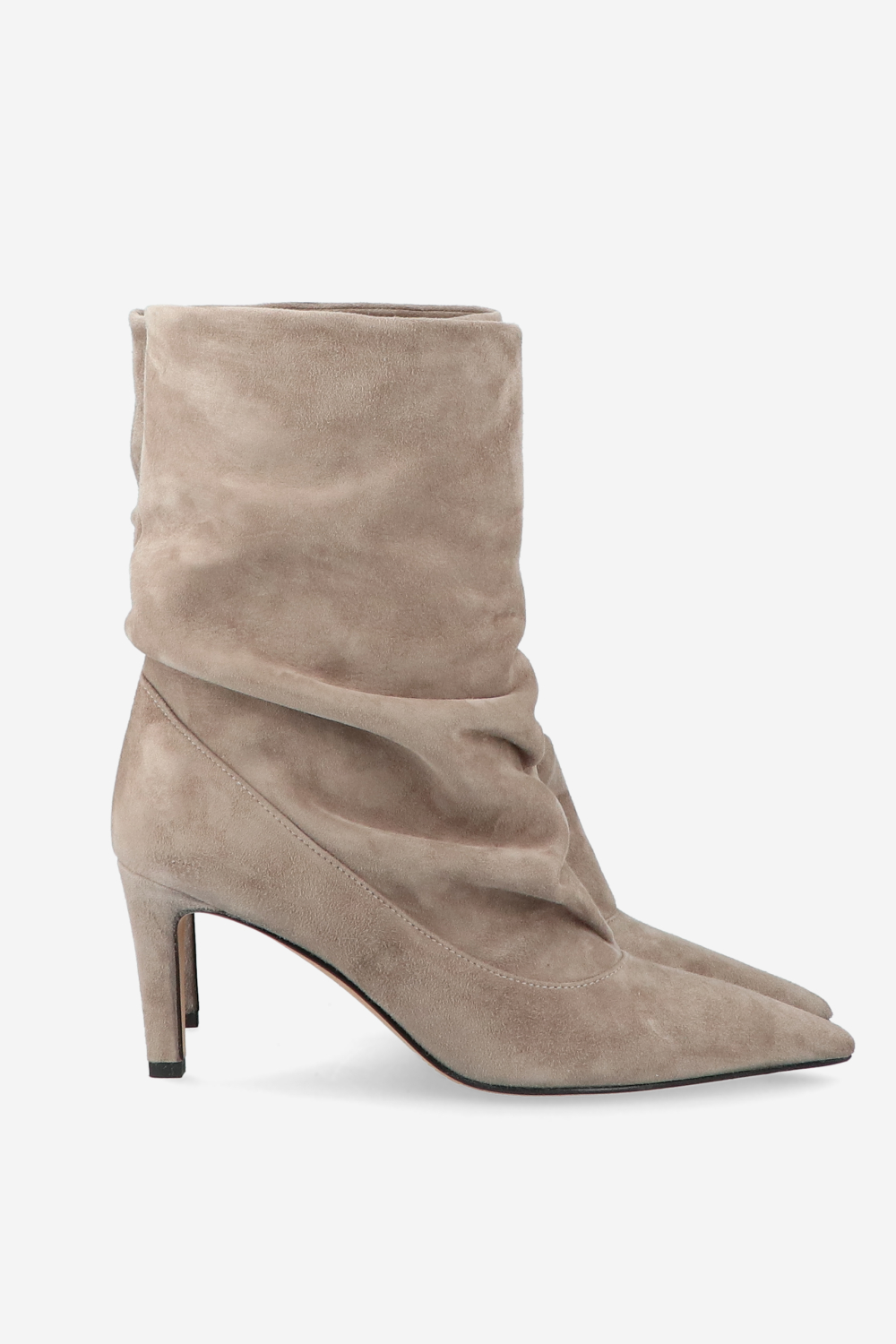 Slouchy suede boots