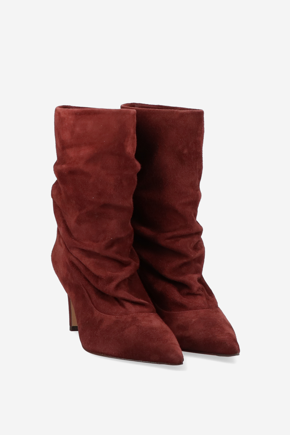 Slouchy suede boots