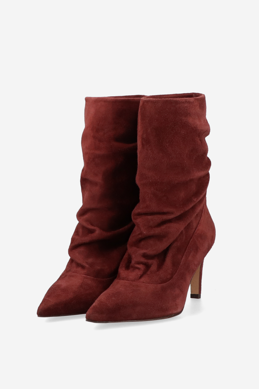Slouchy suede boots