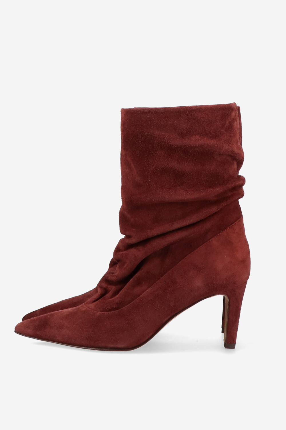 Slouchy suede boots