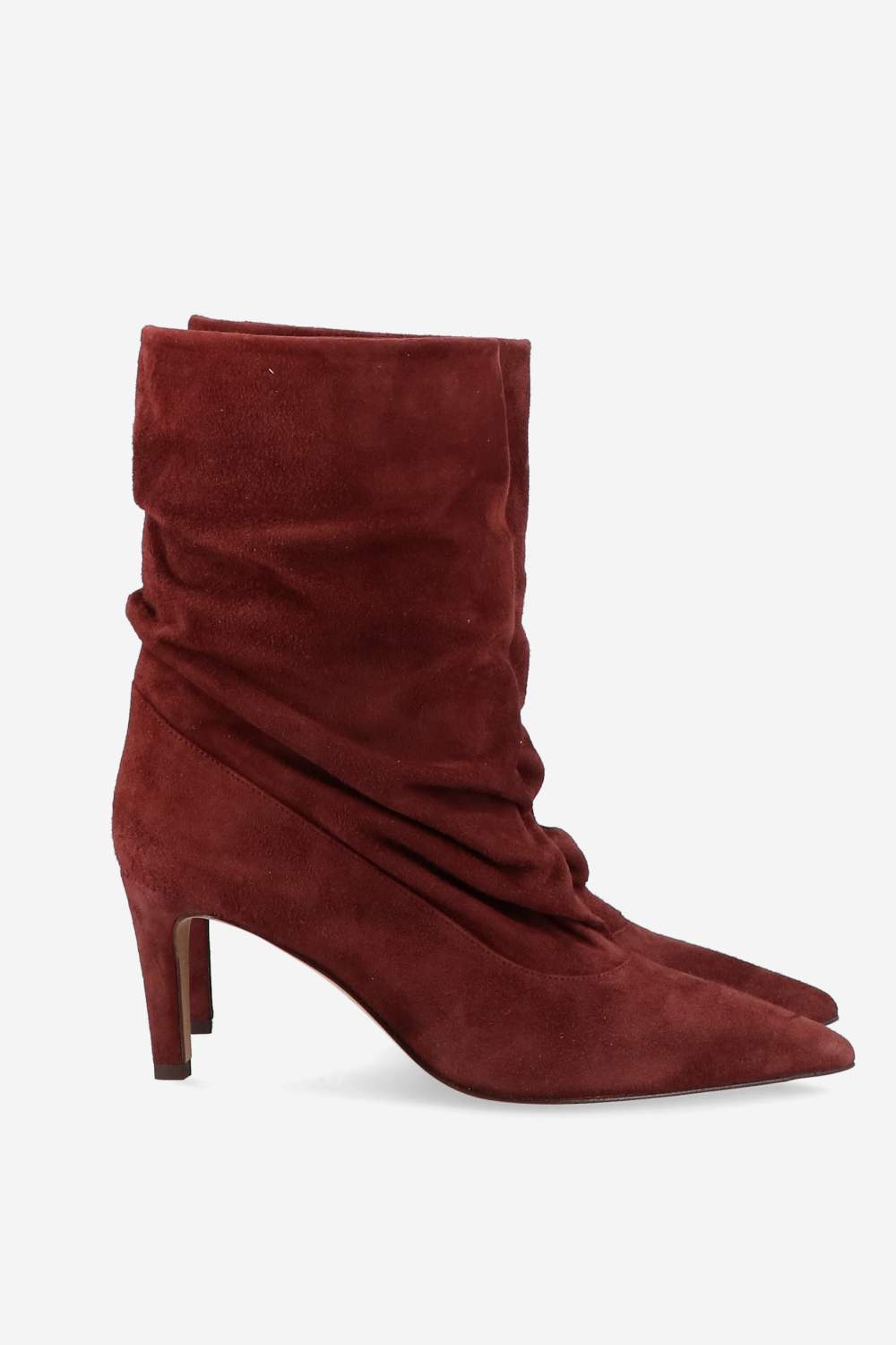 Slouchy suede boots