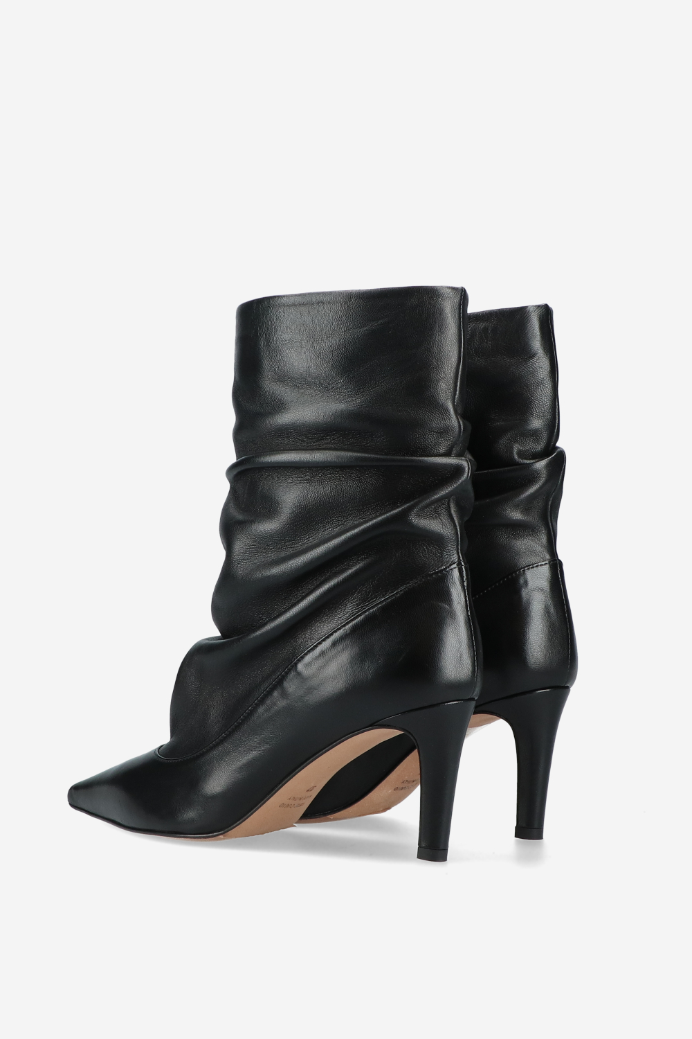Slouchy leather boots