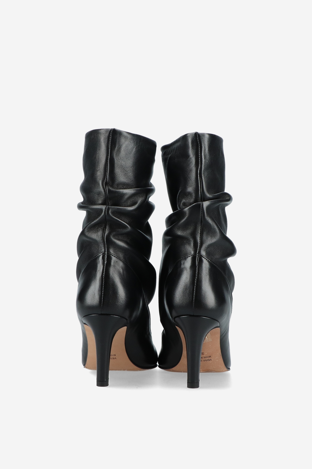 Slouchy leather boots