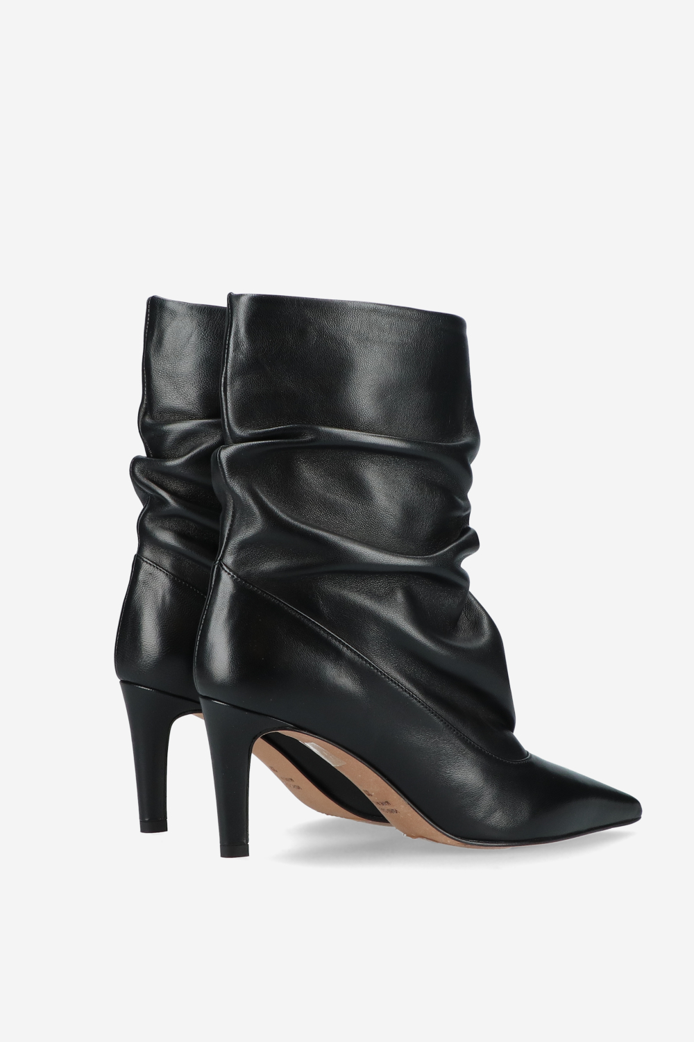 Slouchy leather boots