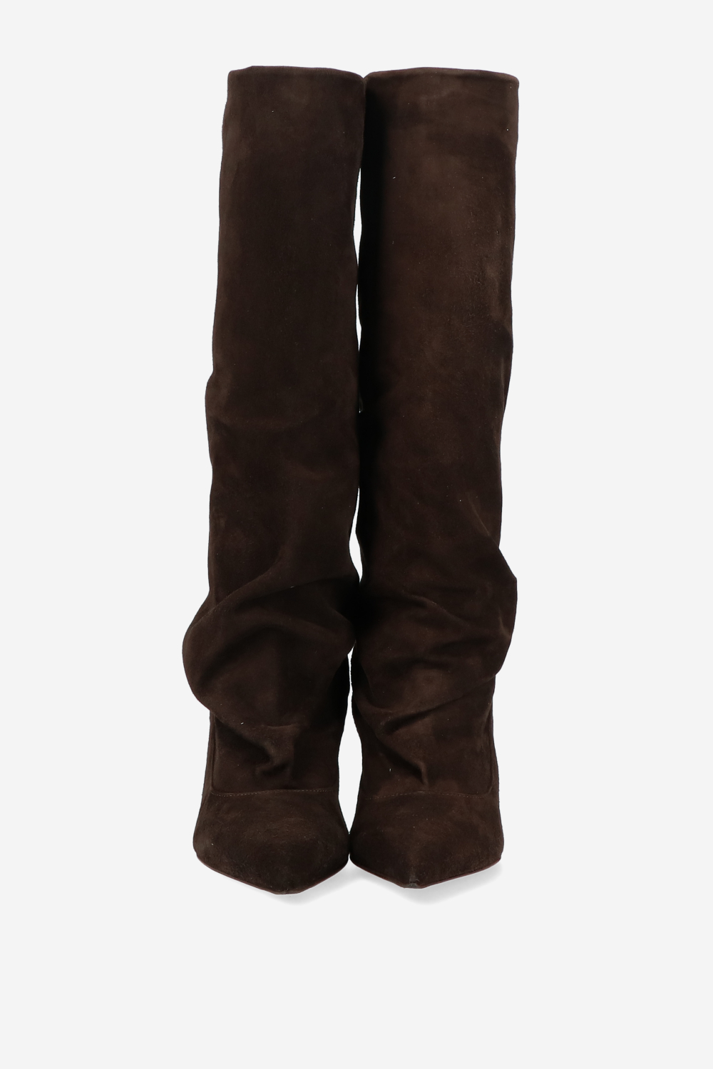 Slouchy suede boots
