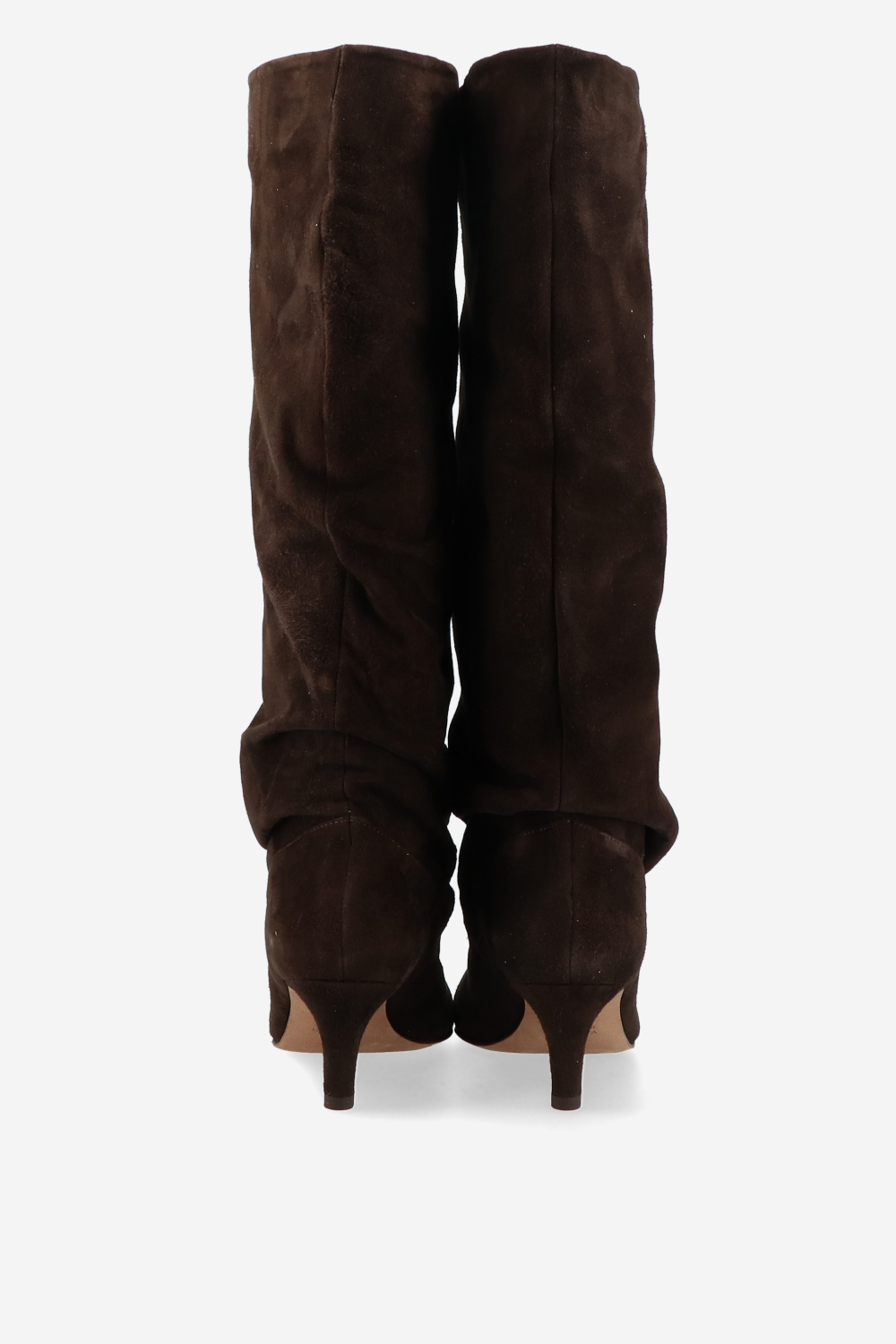 Slouchy suede boots