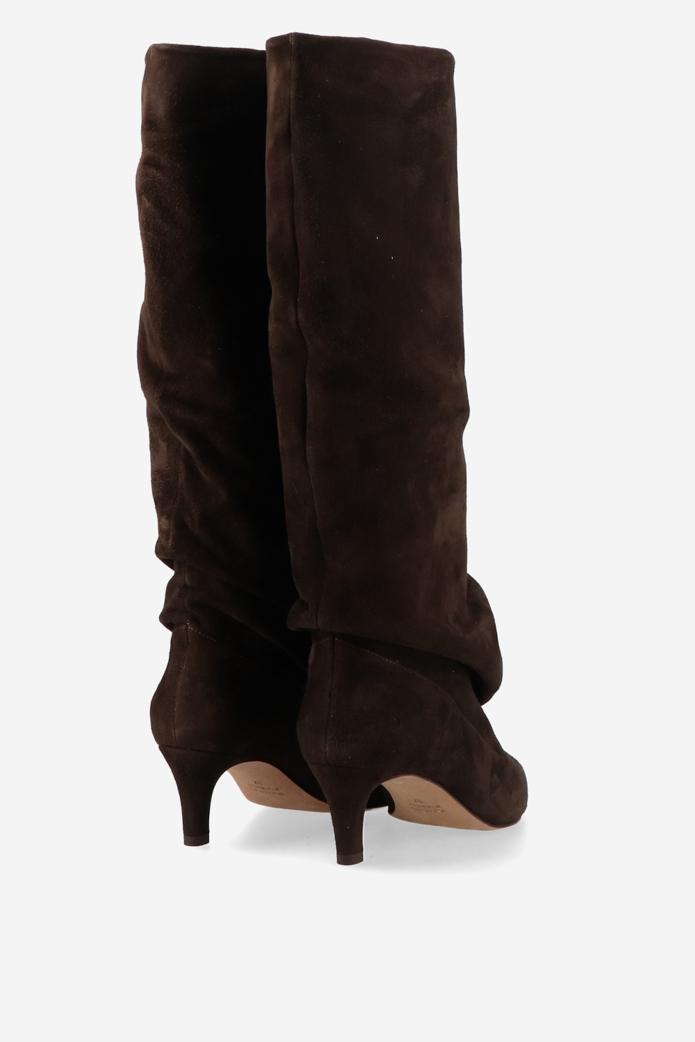 Slouchy suede boots