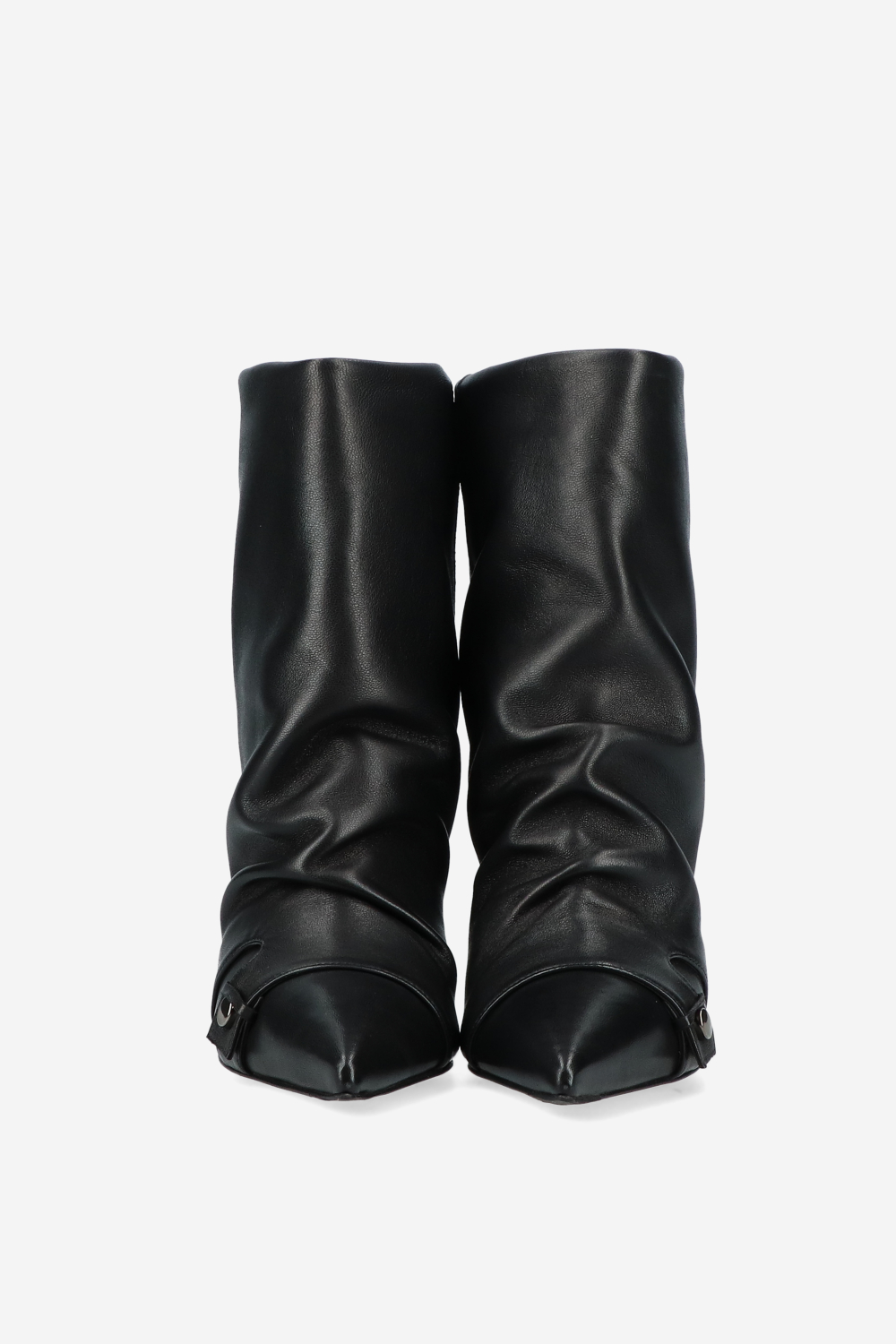 Slouchy leather boots