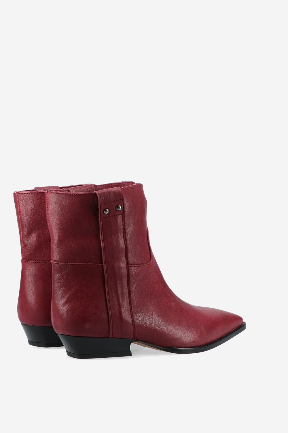 Leather ankle boots