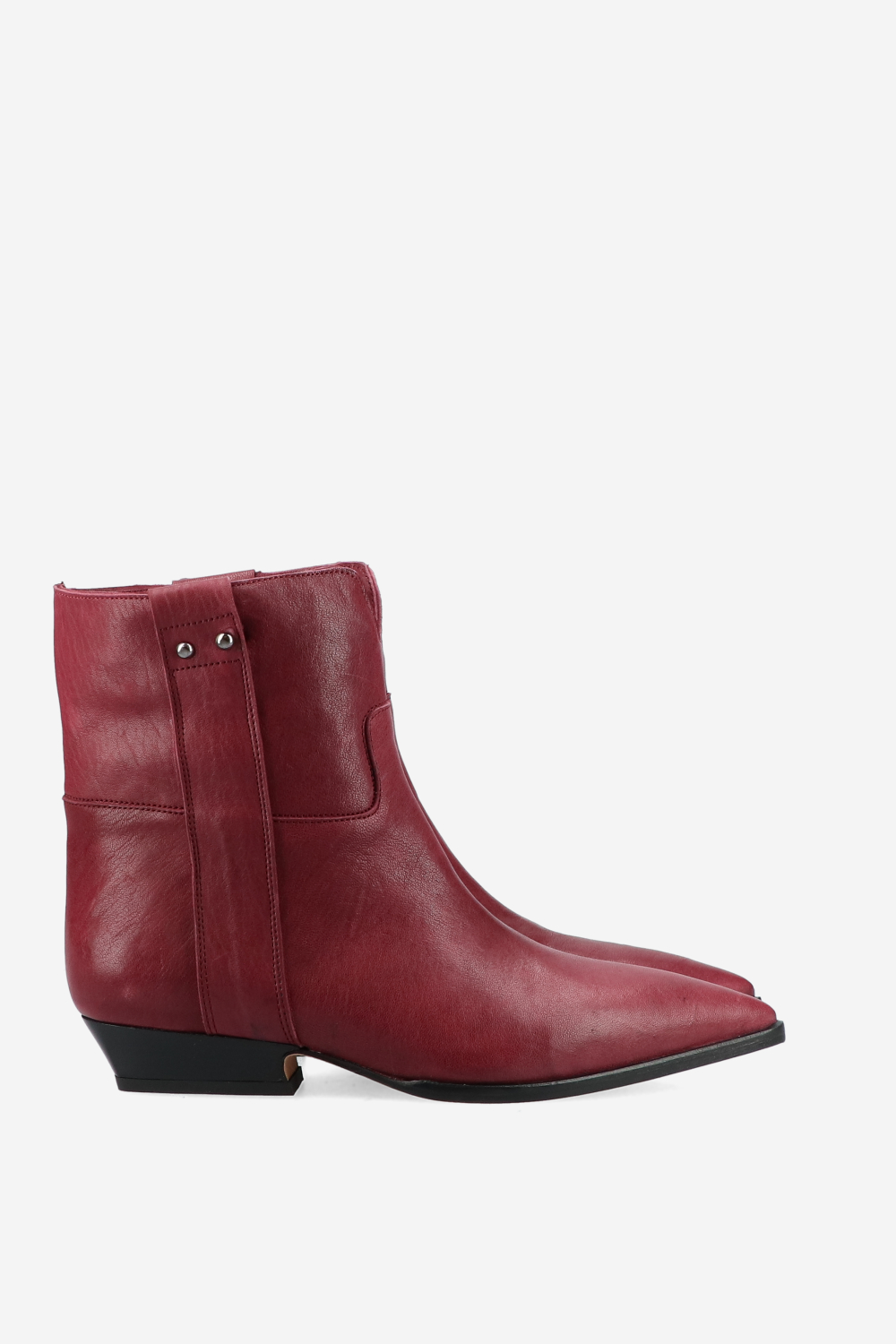 Leather ankle boots