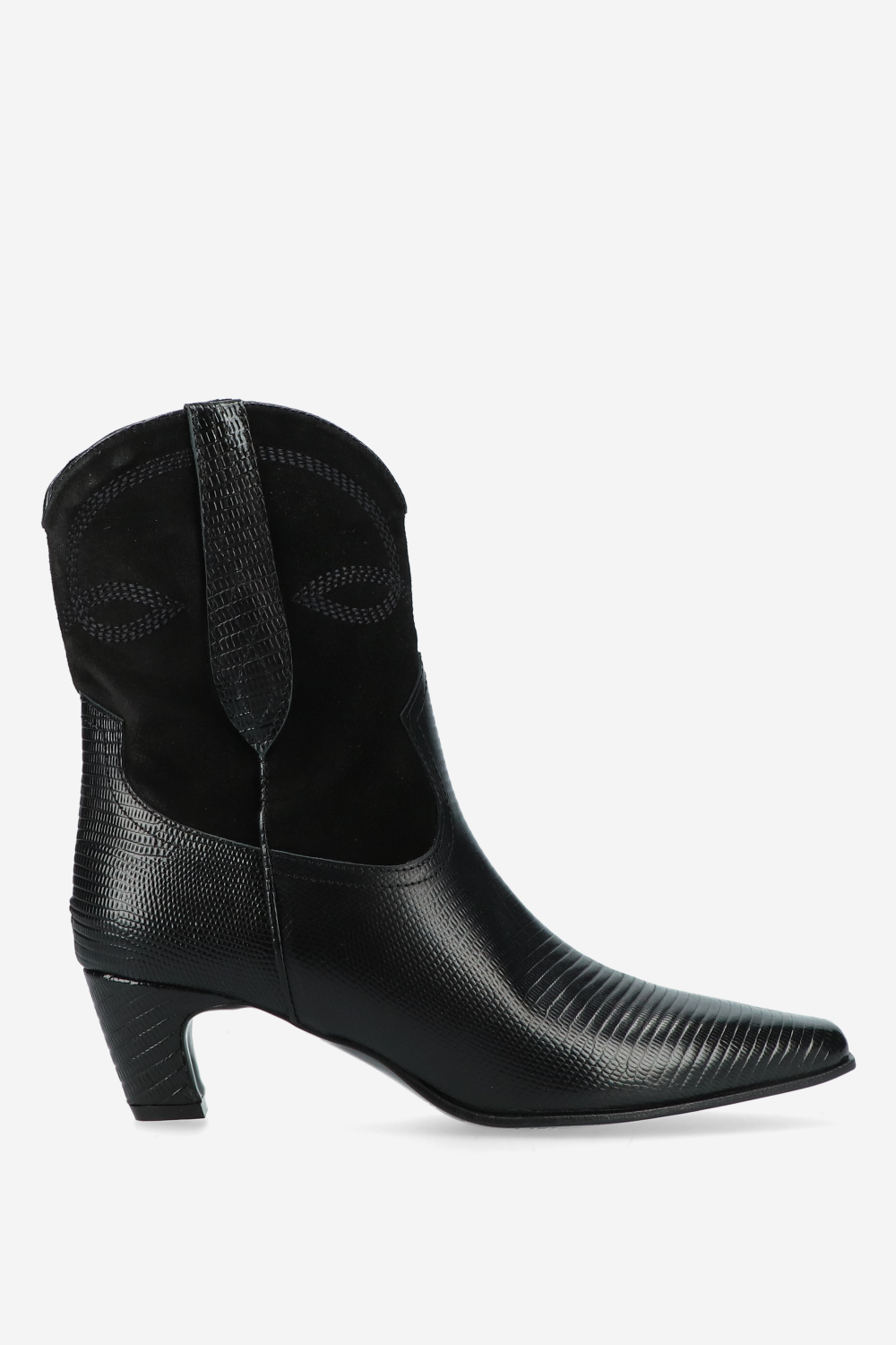 Julia Cerutti - Embroidered leather/suede boots