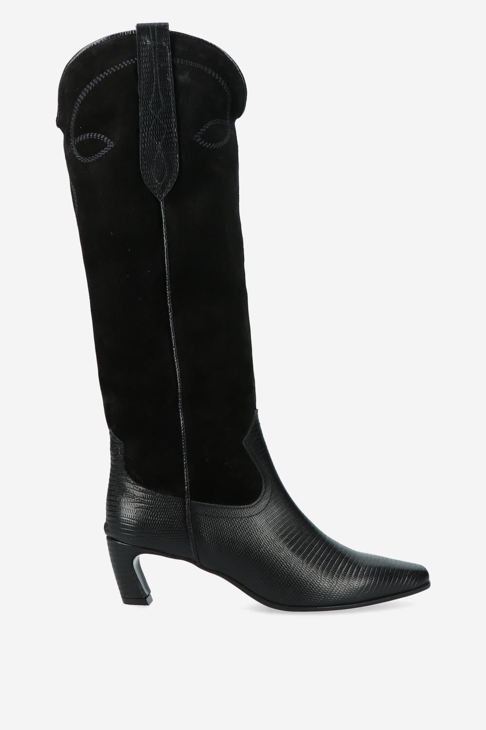 Julia Cerutti - Embroidered suede/leather boots