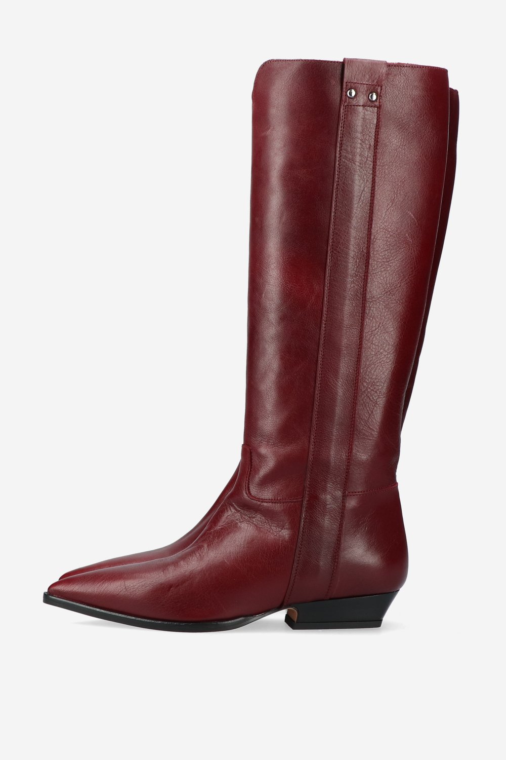 Knee-high leather boots