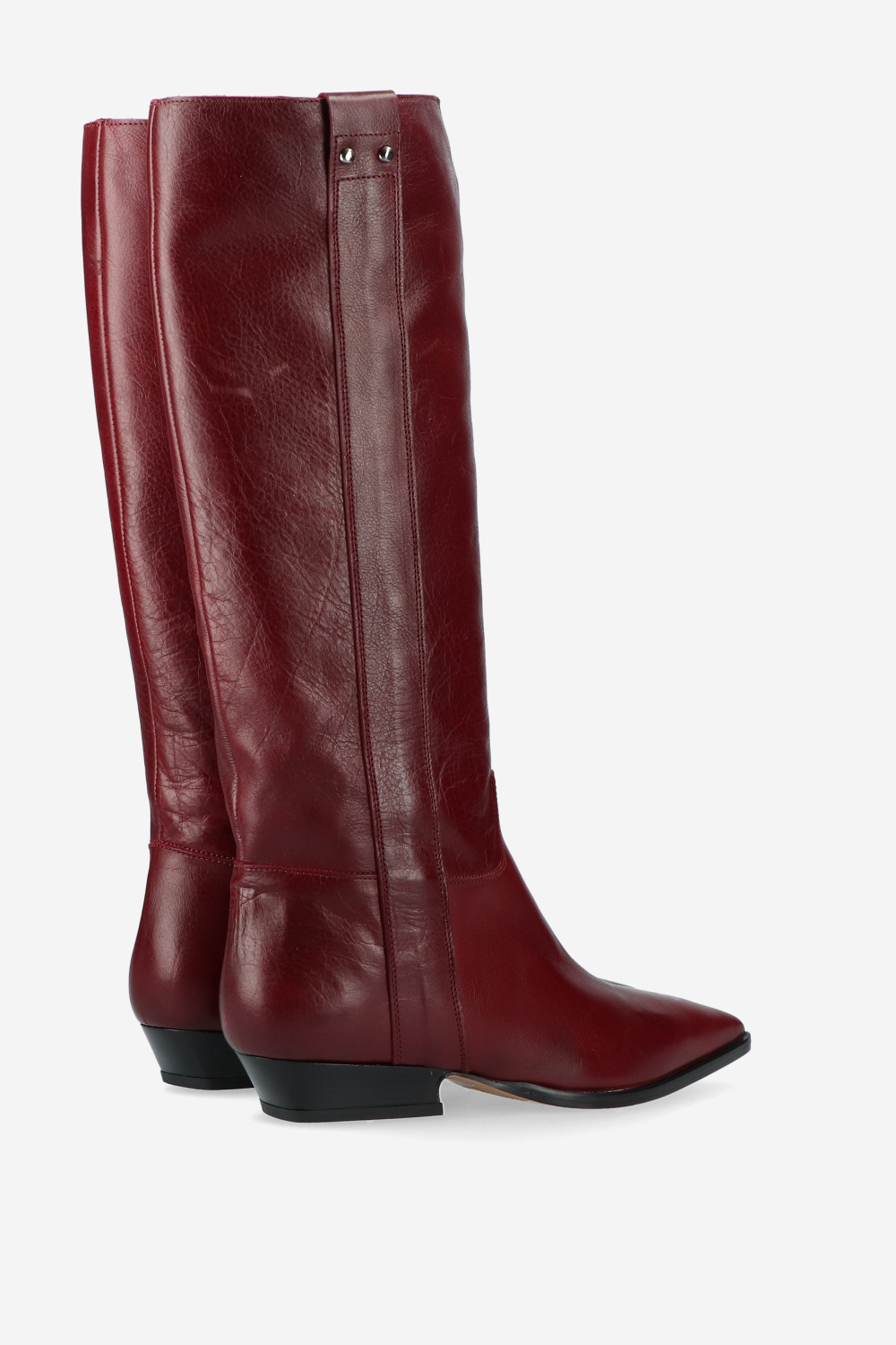 Knee-high leather boots