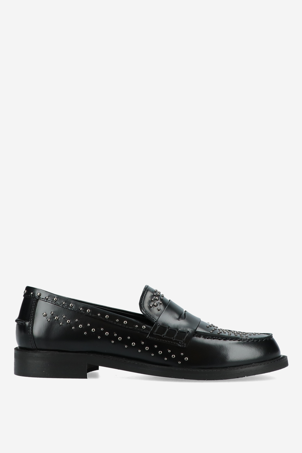 Julia Cerutti - Studded leather loafers