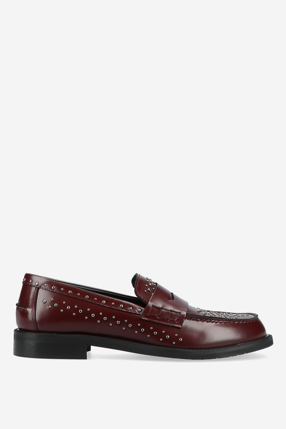 Julia Cerutti - Studded leather loafers