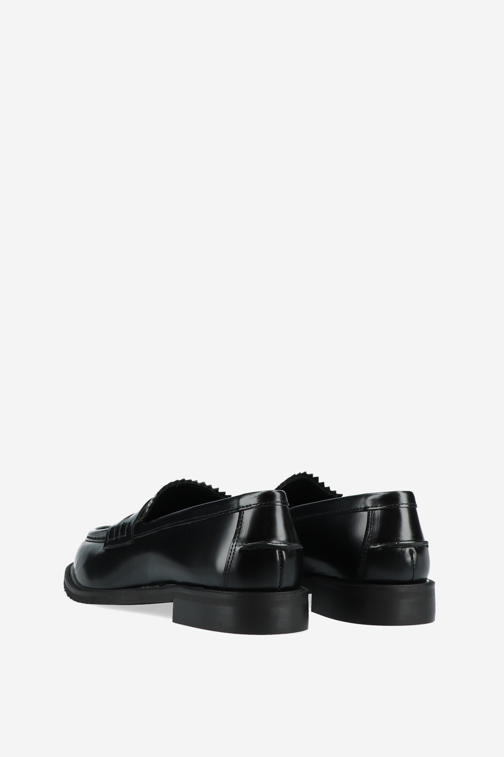 Polished leather loafers