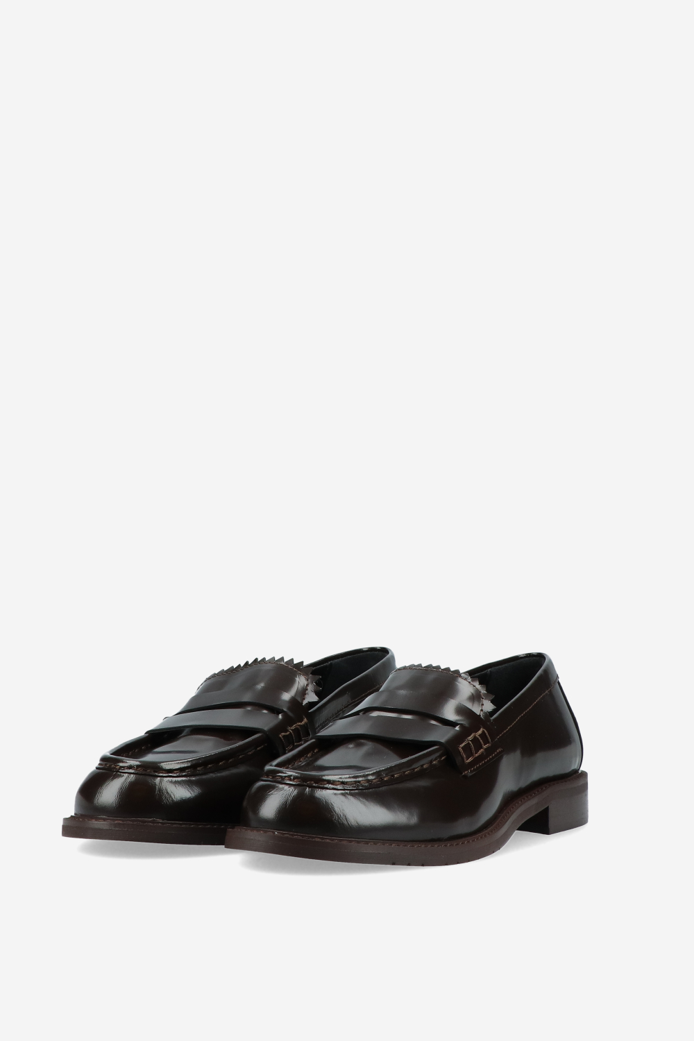 Polished leather loafers