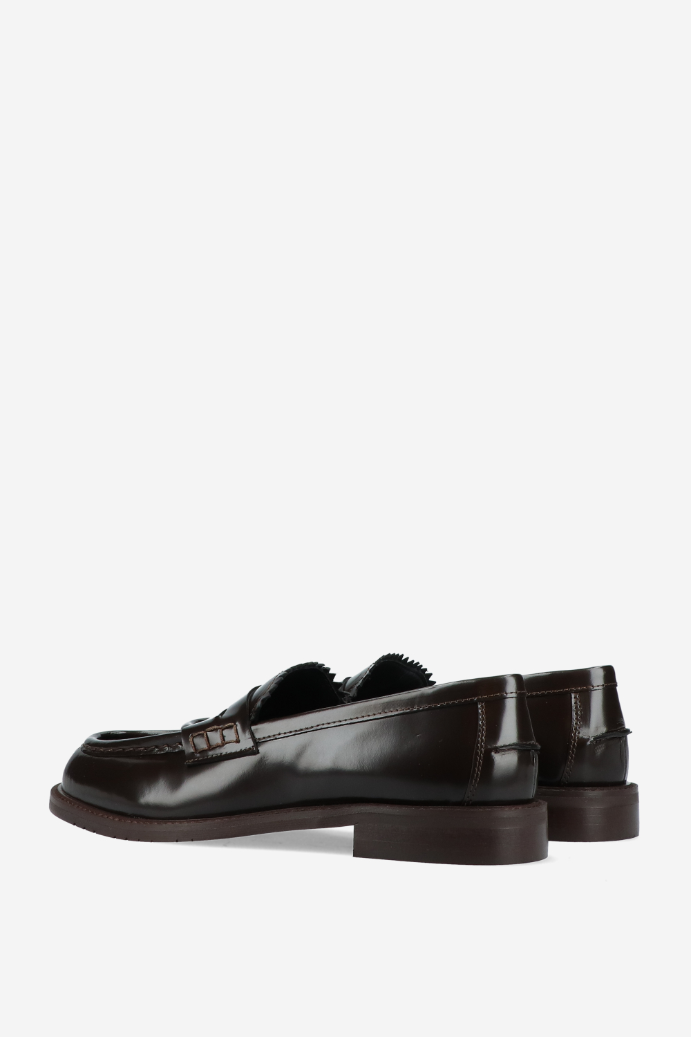 Polished leather loafers