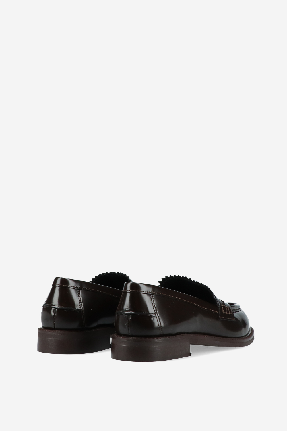 Polished leather loafers