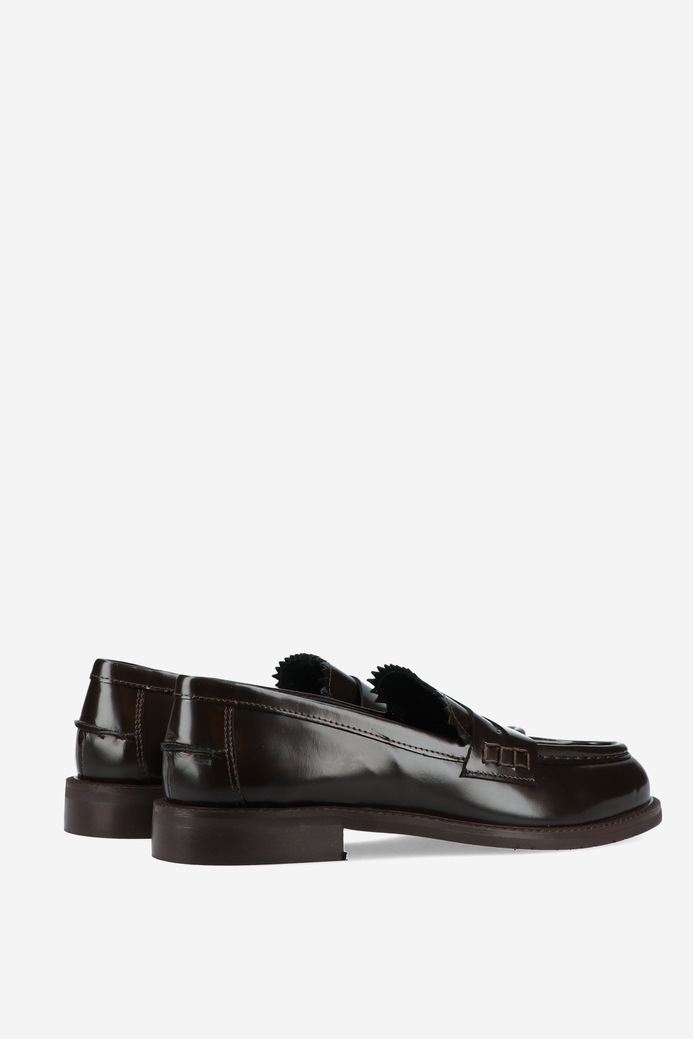 Polished leather loafers