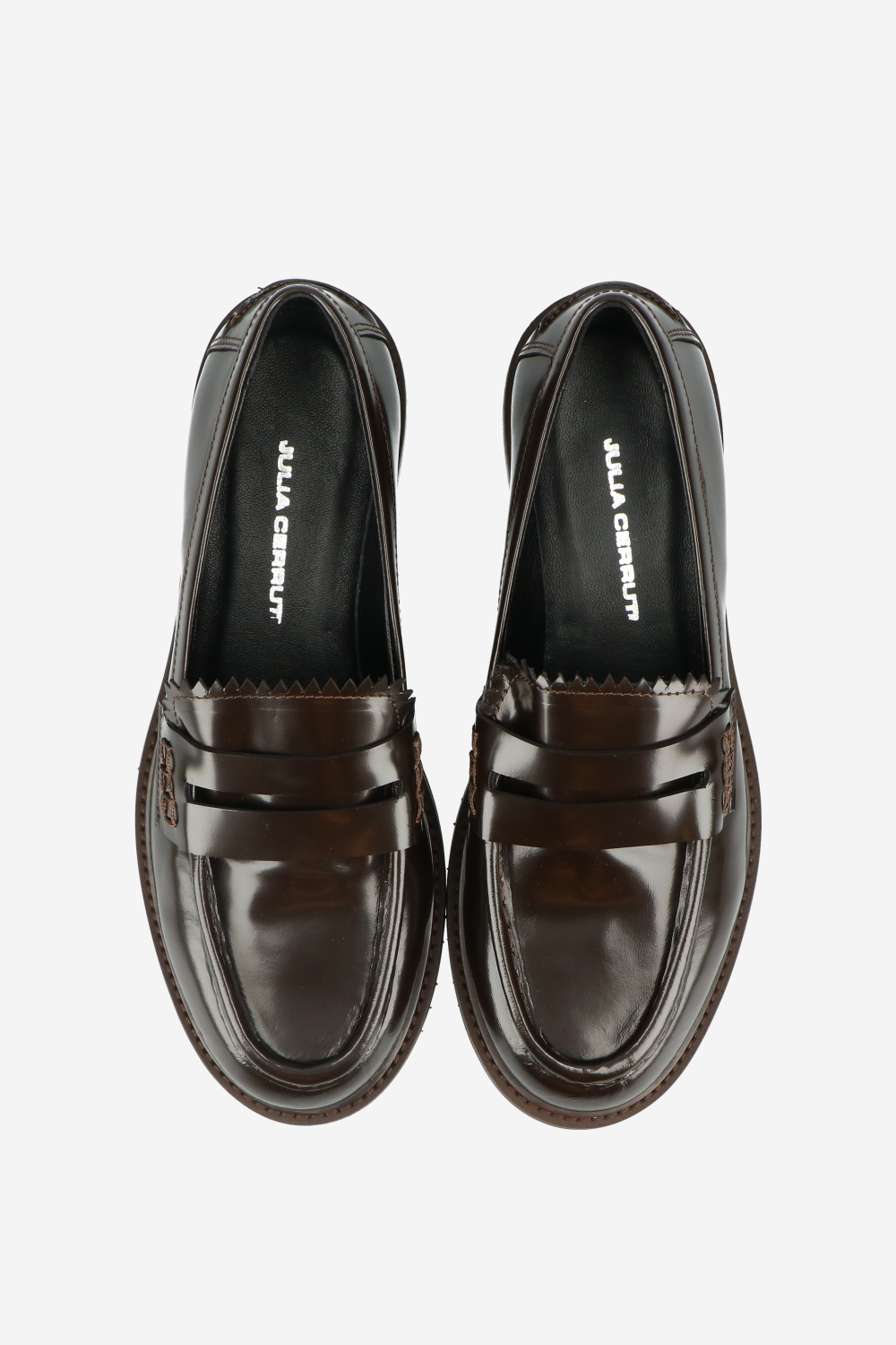 Polished leather loafers