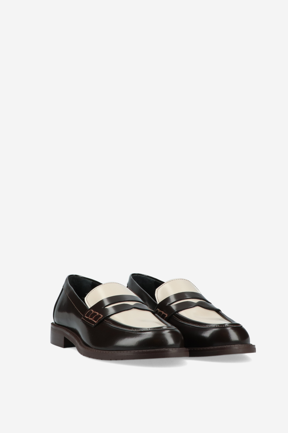 Penny leather loafers