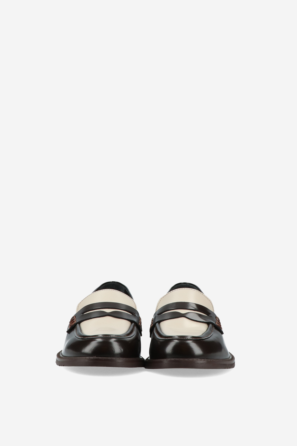 Penny leather loafers