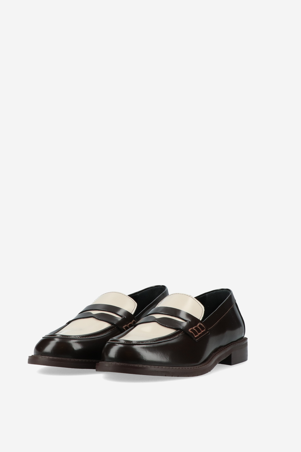 Penny leather loafers