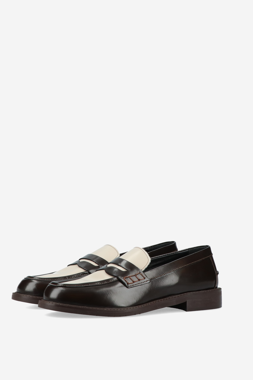 Penny leather loafers