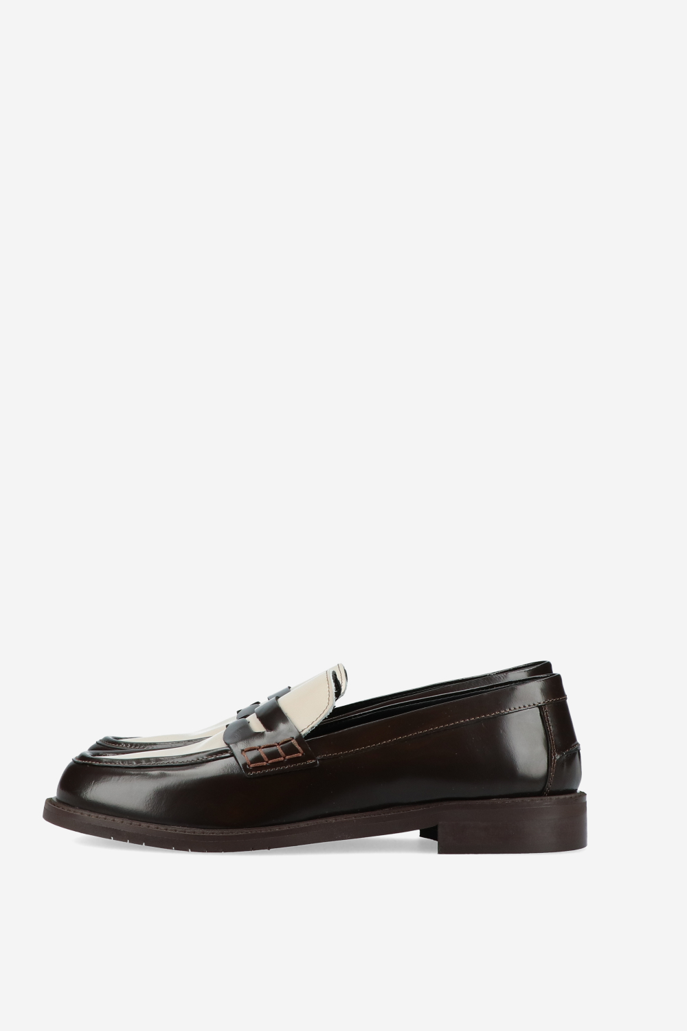 Penny leather loafers