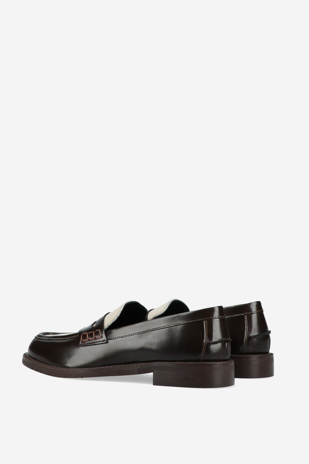 Penny leather loafers