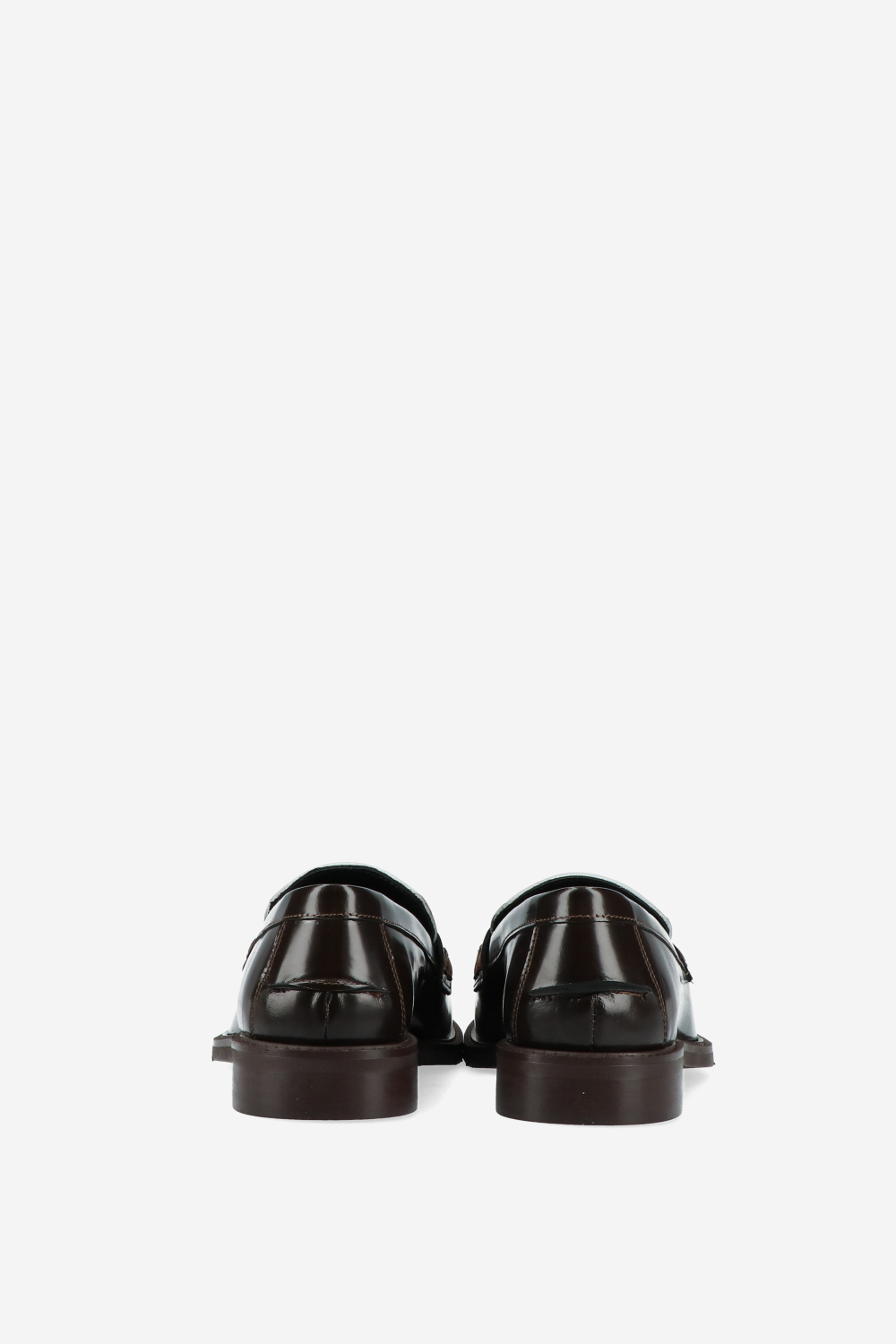 Penny leather loafers