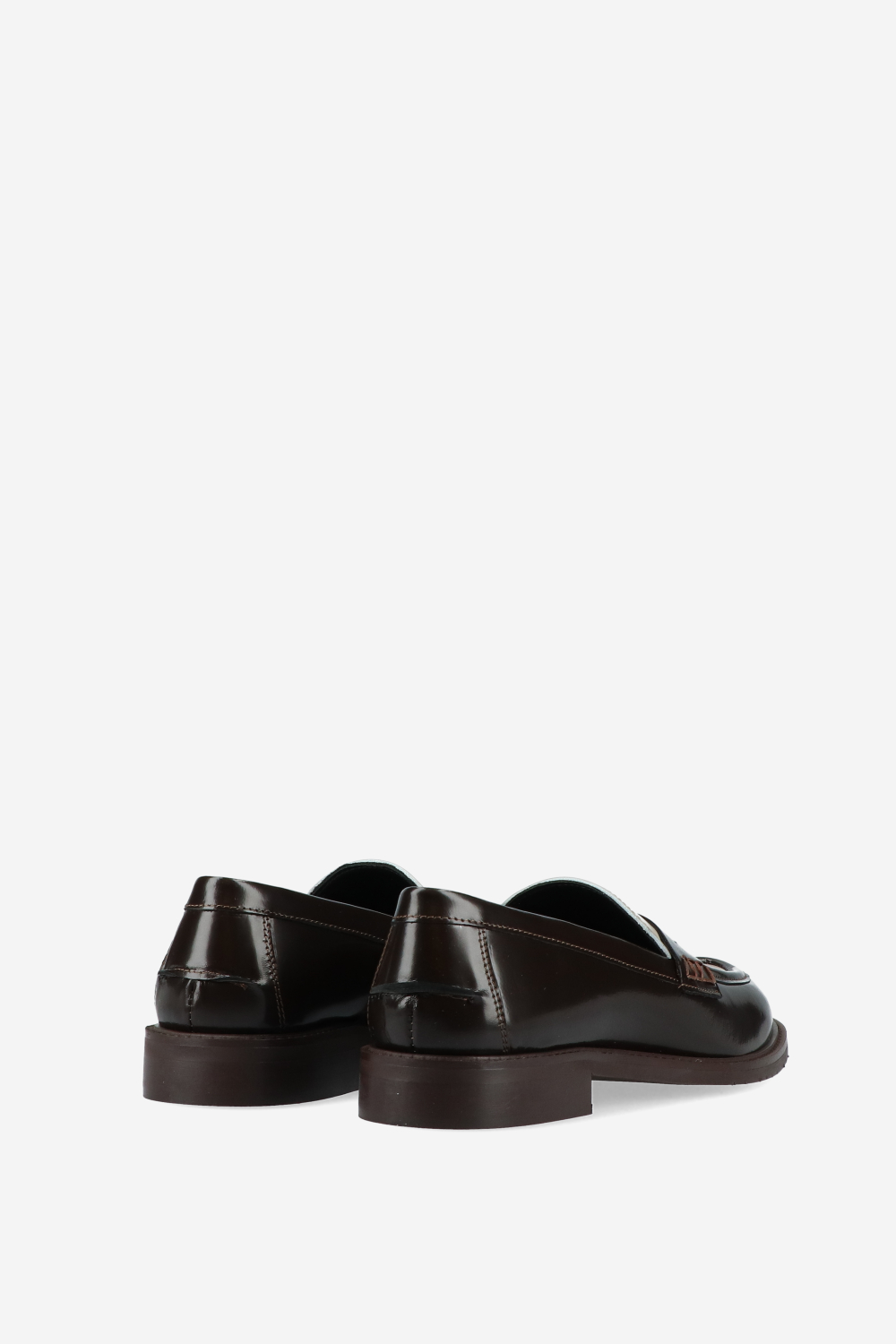 Penny leather loafers