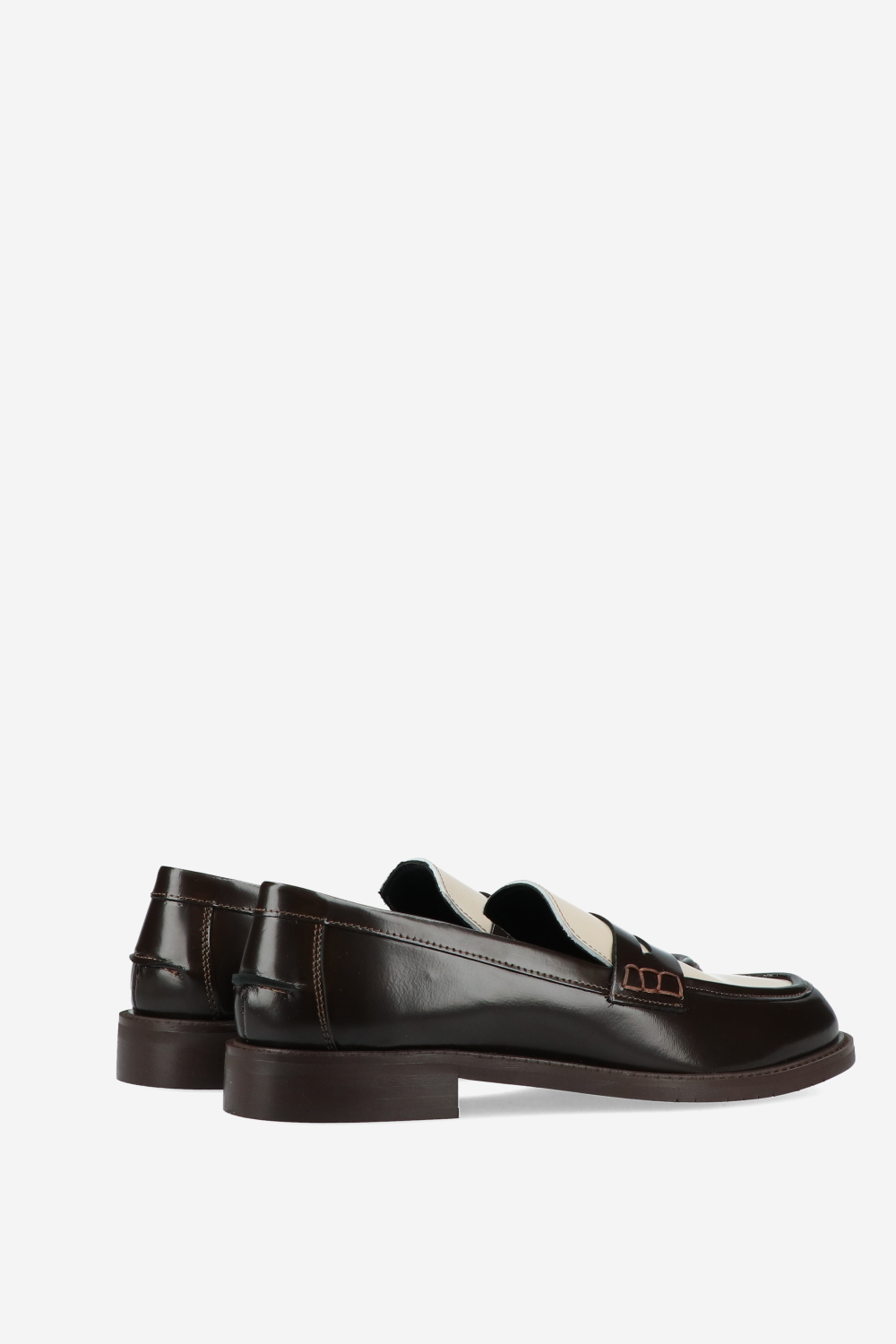 Penny leather loafers