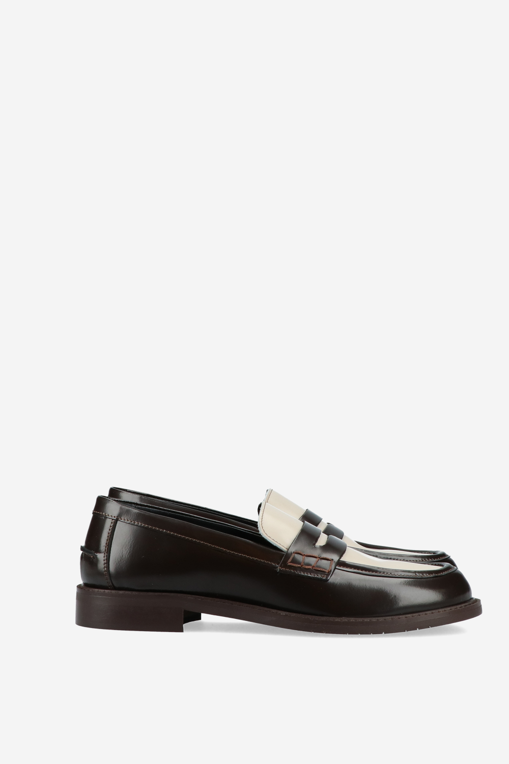 Penny leather loafers