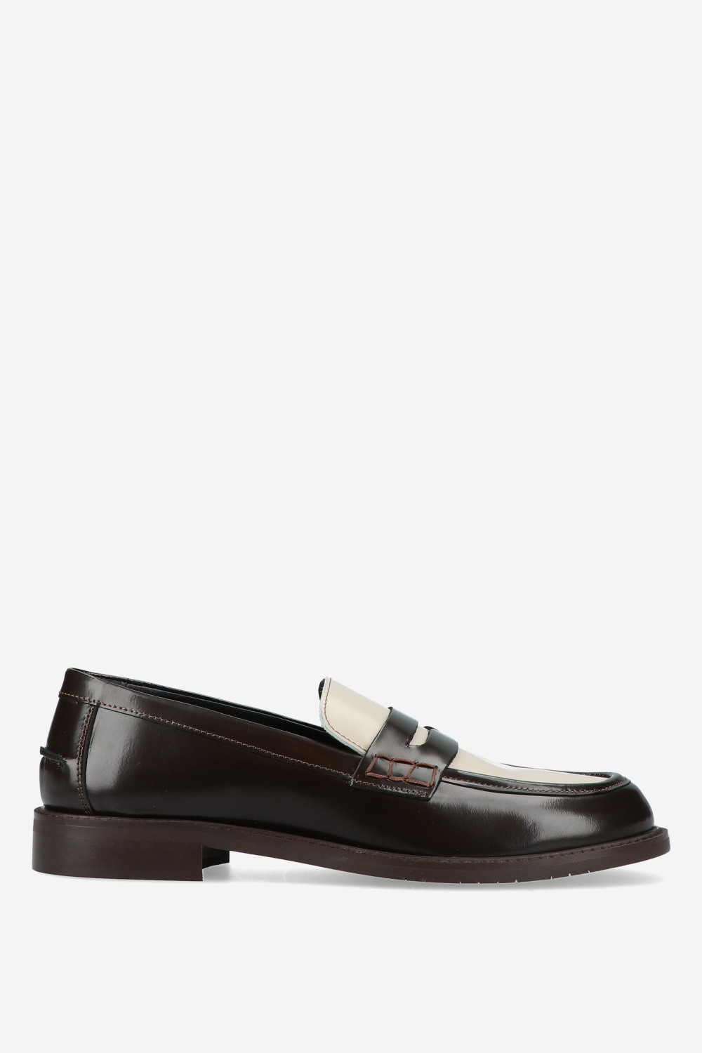 Julia Cerutti - Penny leather loafers