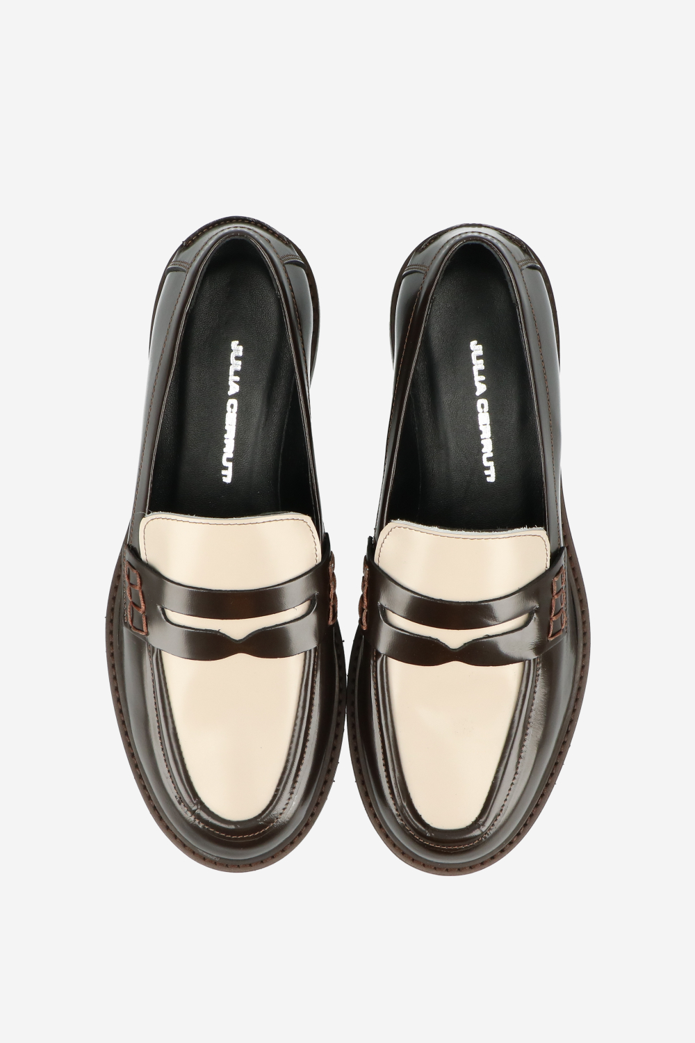 Penny leather loafers