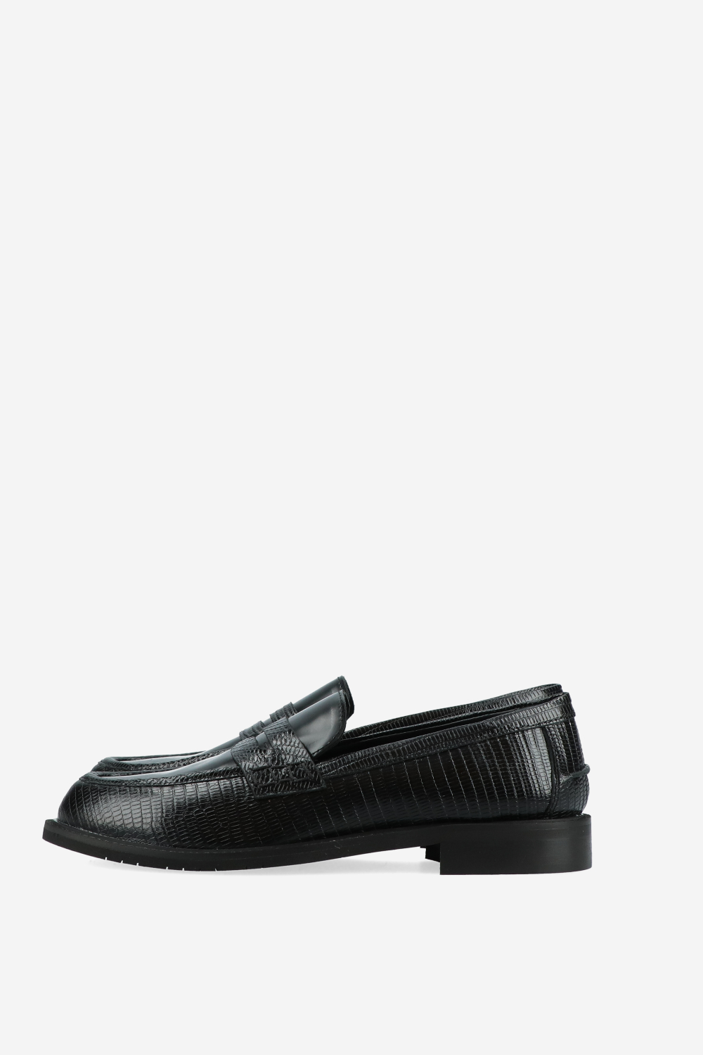 Penny croco leather loafers