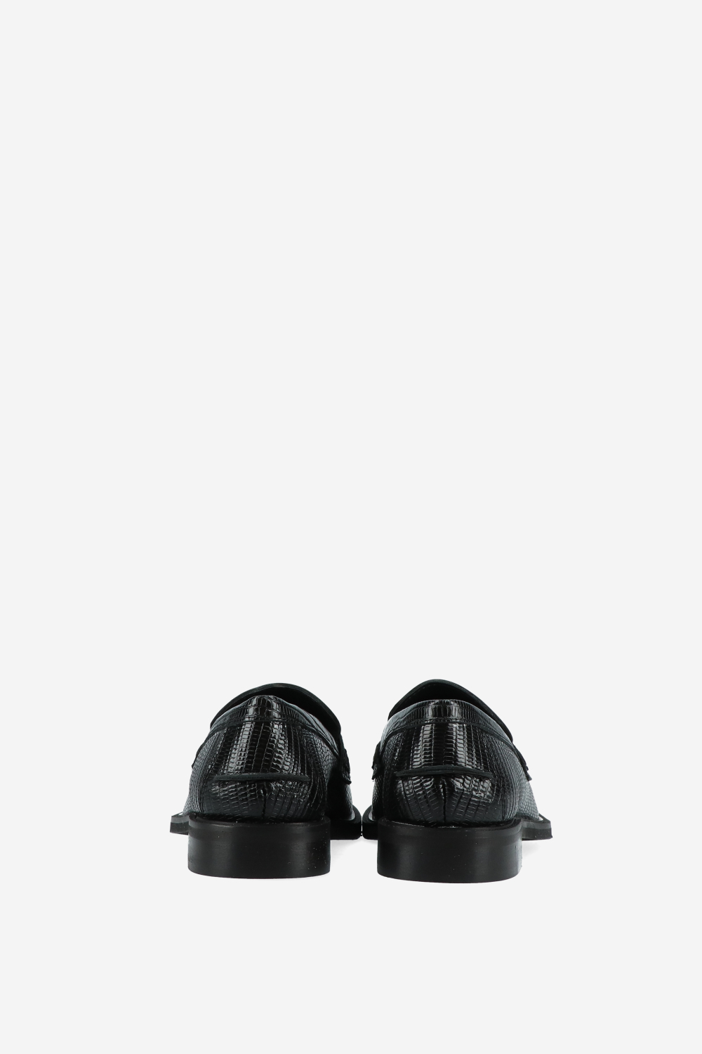 Penny croco leather loafers