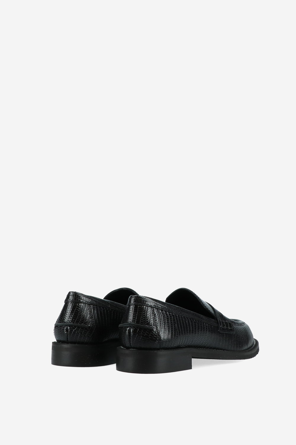 Penny croco leather loafers