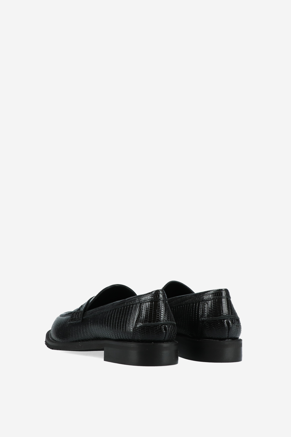 Penny croco leather loafers