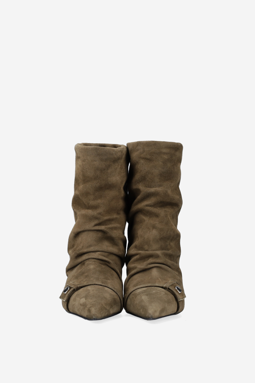 Slouchy suede boots