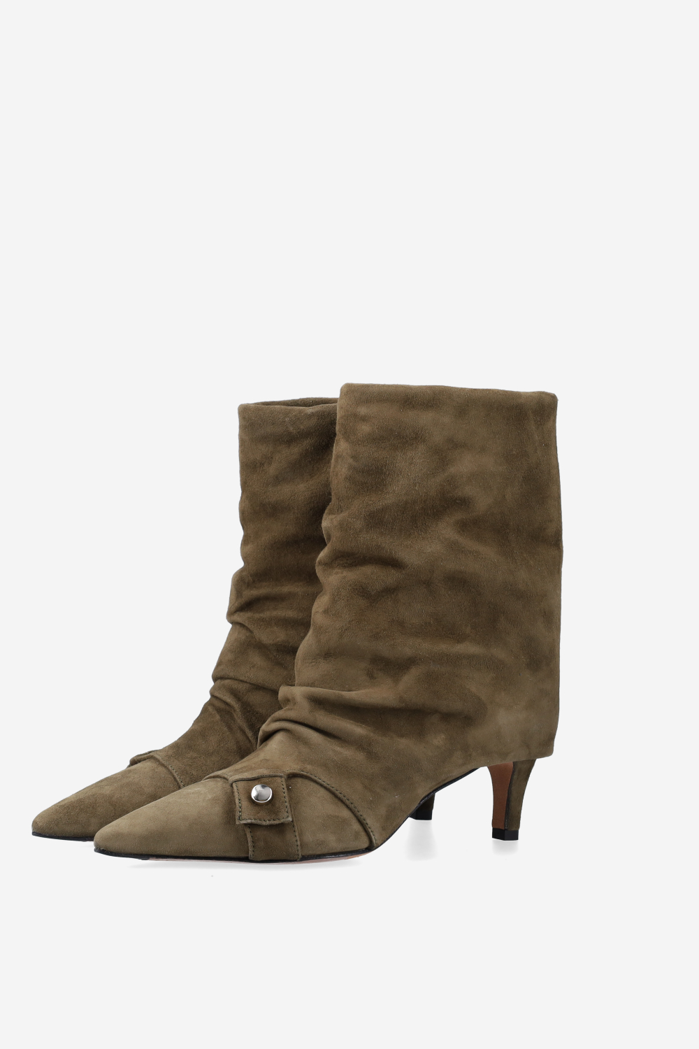 Slouchy suede boots
