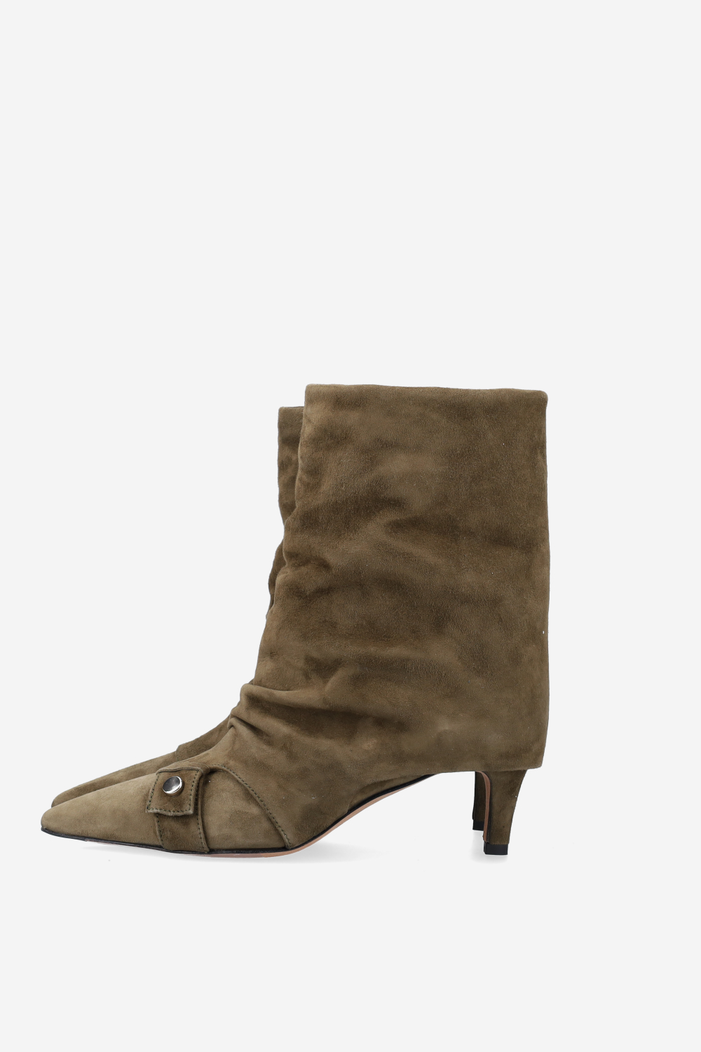 Slouchy suede boots