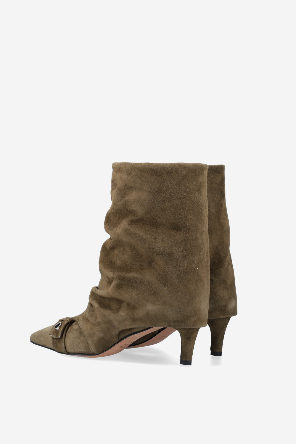 Slouchy suede boots