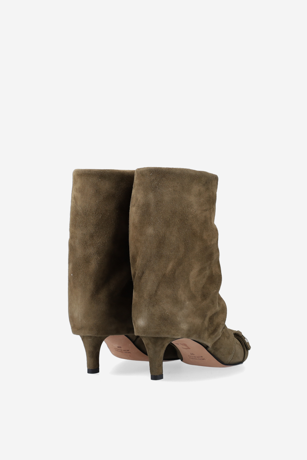 Slouchy suede boots