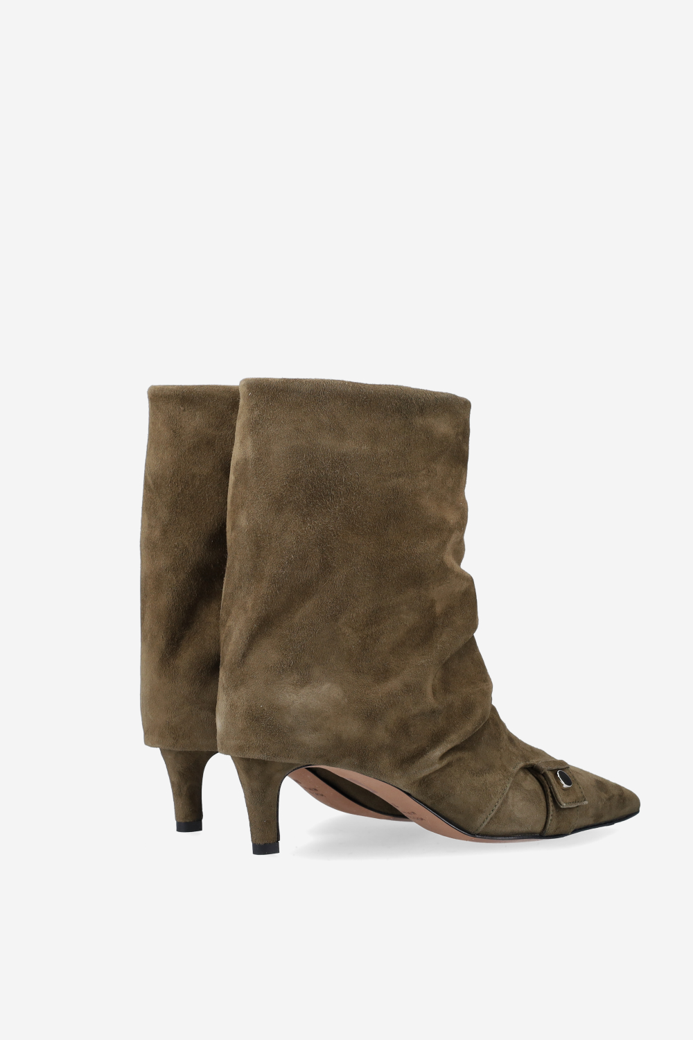 Slouchy suede boots